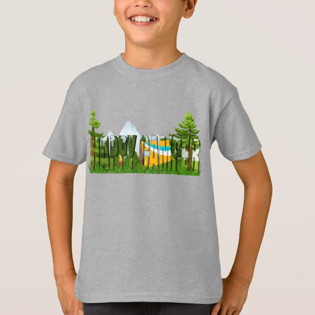 Camiseta Acampamento Feliz (Frente)