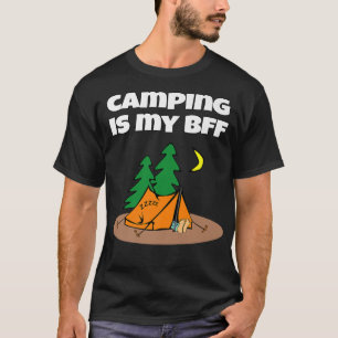 Camiseta Acampamento Feliz De Campanha Engraçado É Meu Camp