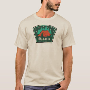 Camiseta Acampamento Florestal Nacional Gallatin