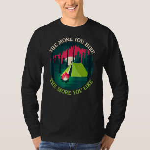 Camiseta Acampamento Gráfico De Tensão De Caminho Exterior
