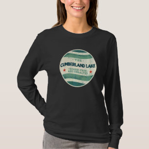 Camiseta Acampamento Grátis e Sem Sal Cumberland Lake Shark