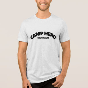 Camiseta Acampamento Hero Montauk State Park Vintage O Fim
