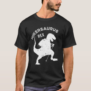 Camiseta Acampamento Hiker Saurus Rex Dinosaur Rex Hiking A