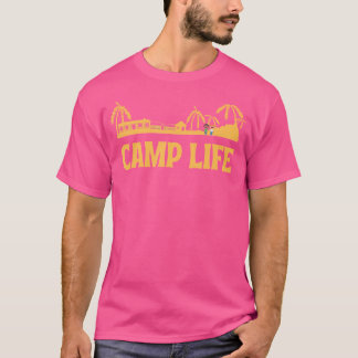 Camiseta Acampamento - Homens Mulheres Acampando