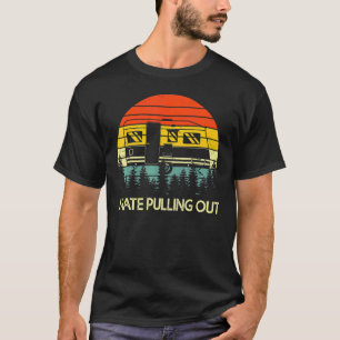 Camiseta Acampamento I Odeio Retrair Retro Viagem Trailer 1