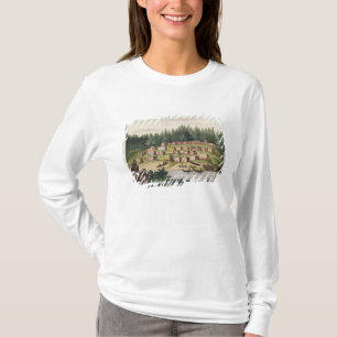 Camiseta Acampamento indiano na ilha de Quadra