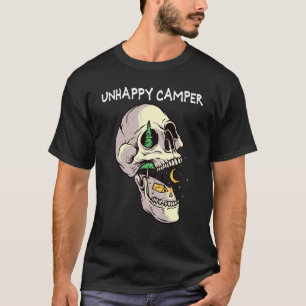 Camiseta Acampamento Indoorsy Infeliz Acampamento ao ar liv