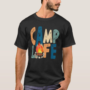 Camiseta Acampamento Life Camp Trip Summer Vibes