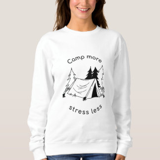 Camiseta Acampamento mais estresse menos