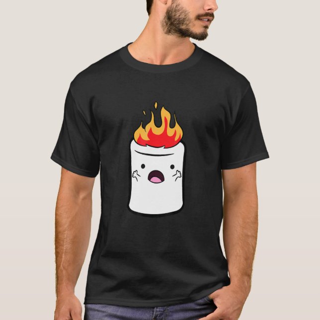 Camiseta Acampamento Marshmallow (Frente)