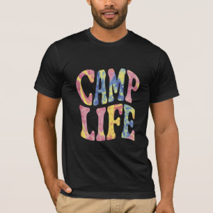 Camiseta Acampamento Meninas de Verão Vida no Acampamento T