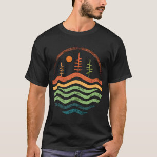 Camiseta Acampamento minimalista legal