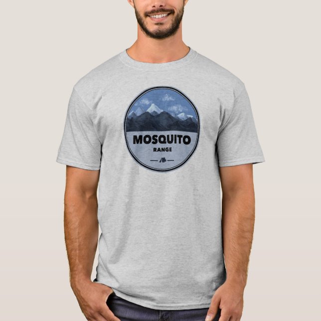 Camiseta Acampamento Mosquito Range Colorado (Frente)