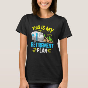 Camiseta Acampamento Motorhome Rv Este É O Meu Aposentário