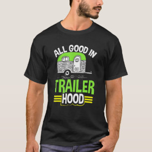 Camiseta Acampamento Motorhome Rv Tudo Bem No Trailer Ho