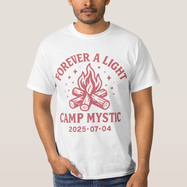 Camiseta Acampamento Mystic Luz Eterna 2025 (Frente)