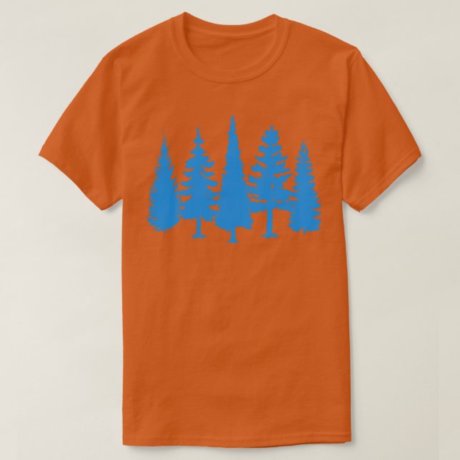 Camiseta Acampamento na Floresta (Frente do Design)