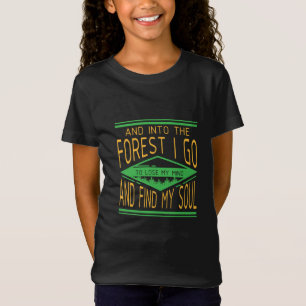 Camiseta Acampamento - Na Floresta Eu Vou Engraçado Acampam