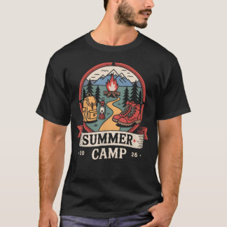 Camiseta Acampamento na Trilha da Natureza do Acampamento d