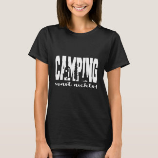 Camiseta Acampamento não tem roupa para tenda, acampamento,
