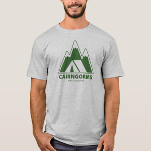 Camiseta Acampamento nas Montanhas do Parque Nacional do Ca