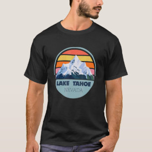 Camiseta Acampamento nas Montanhas Esqui do Lago Nevada Tah