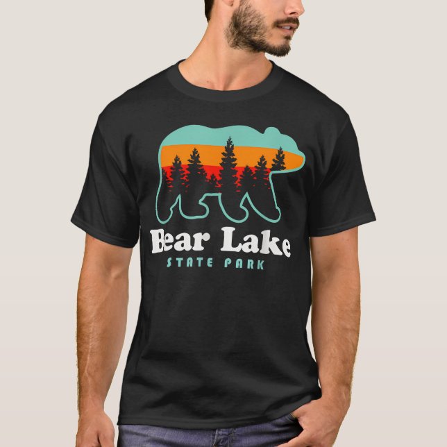 Camiseta Acampamento no Bear Lake State Park Utah (Frente)