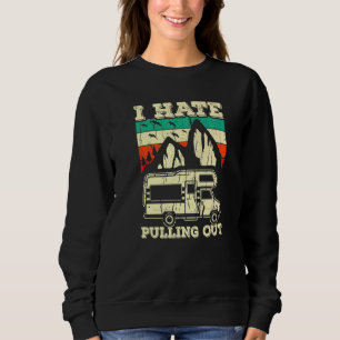Camiseta Acampamento Odeio Tirar Trailer de Viagem Camper A