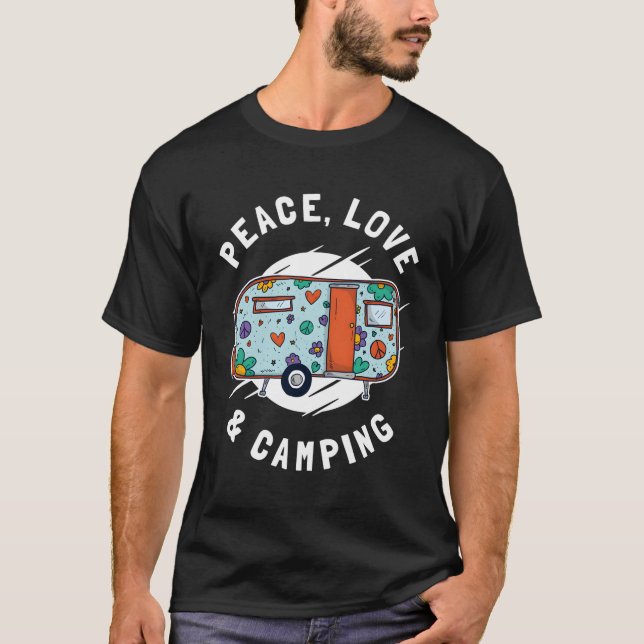 Camiseta Acampamento Peace Love (Frente)