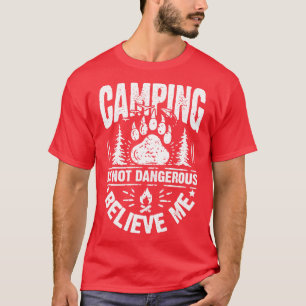 Camiseta Acampamento perigoso