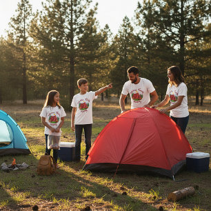 Camiseta Acampamento personalizado 