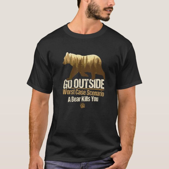 Camiseta Acampamento Pior Cenário  Acampamento  1 (Frente)
