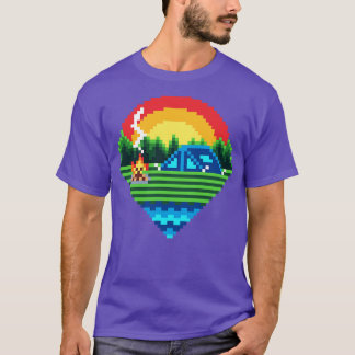 Camiseta Acampamento Pixel
