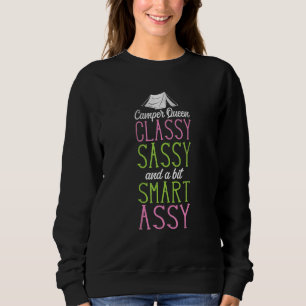 Camiseta Acampamento Queen Classy Sassy Smart Assy Tent