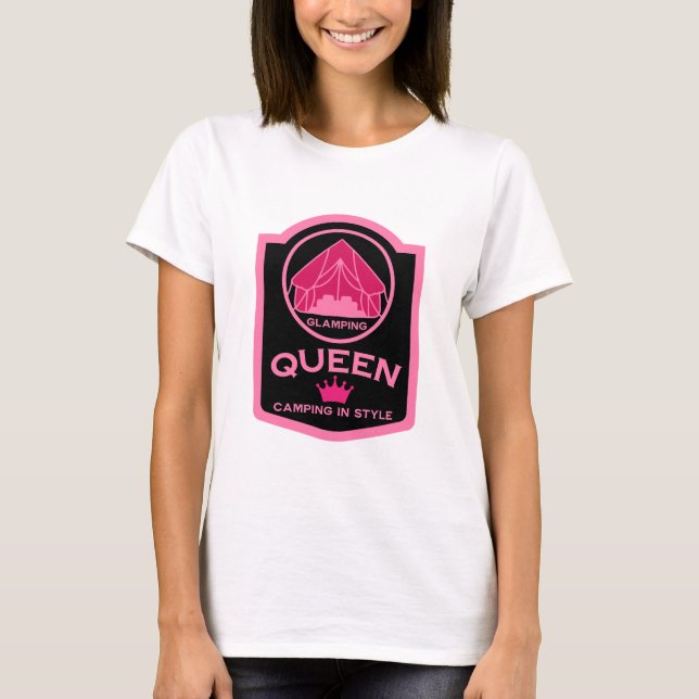 Camiseta Acampamento Rainha De Luz Ao Estilo (Frente)