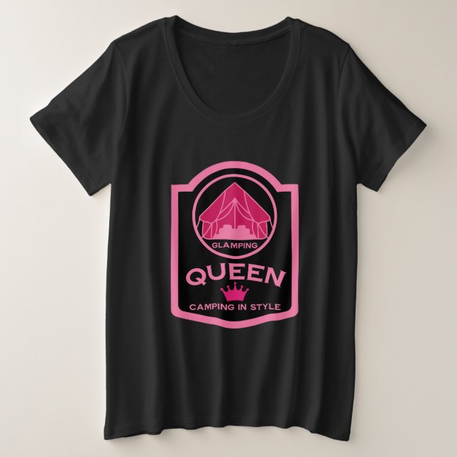 Camiseta Acampamento Rainha De Luz Ao Estilo (Frente do Design)