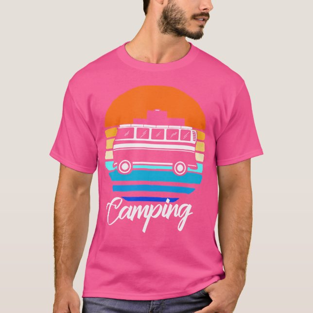 Camiseta Acampamento retroativo (Frente)