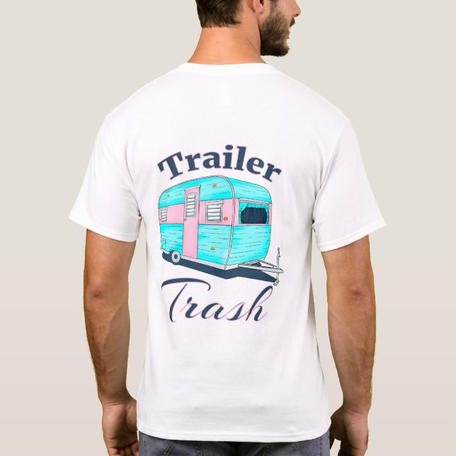 Camiseta Acampamento RV Engraçado (Verso)