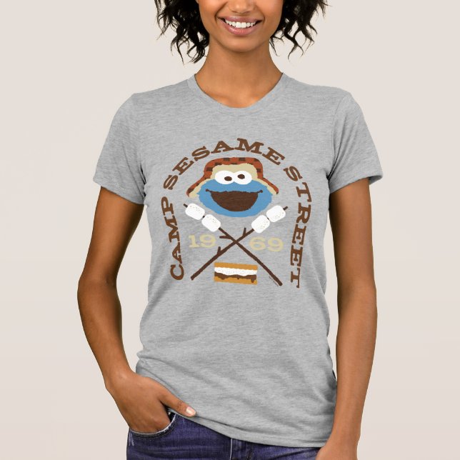 Camiseta Acampamento Sesame Street 1969 (Frente)