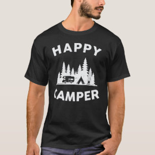 Camiseta Acampamento Trilha Presente Feliz Aventureiro