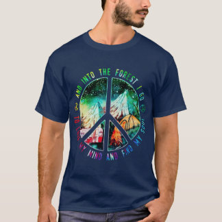 Camiseta Acampando Hiking E Na Floresta Eu Vou Perco Minha