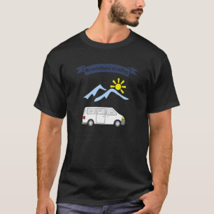 Camiseta Acampando RV dizendo que minha autocasa está ligan