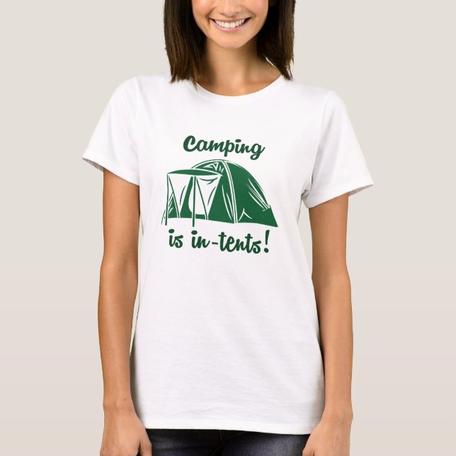 Camiseta Acampar é Intensivo (Frente)