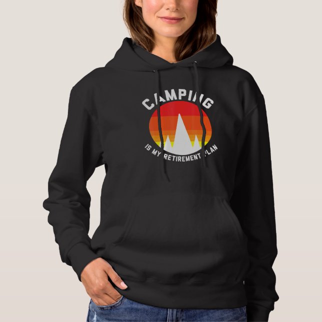 Camiseta Acampar É Meu Plano De Aposentadoria 2 (Frente)