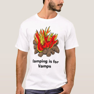 Camiseta Acampar é para Vamps