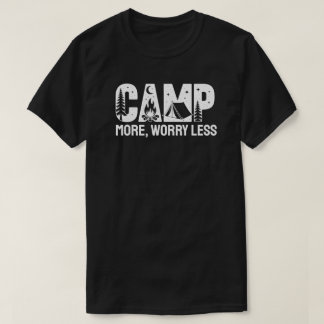 Camiseta Acampe Mais, Preocupe Menos
