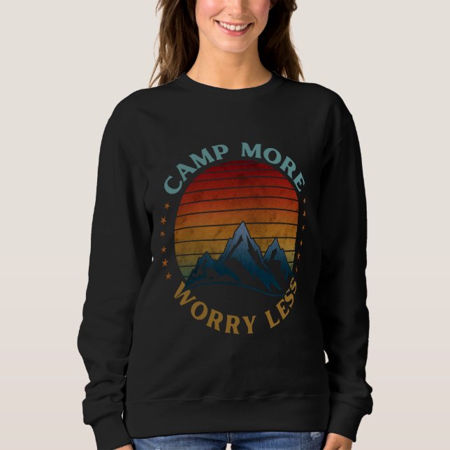 CAMISETA ACAMPE MAIS PREOCUPE MENOS (Frente)