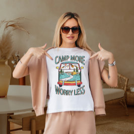 Camiseta Acampe mais, se preocupe menos