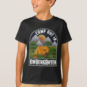 Camiseta Acampe no jardim de infância Amantes de acampament