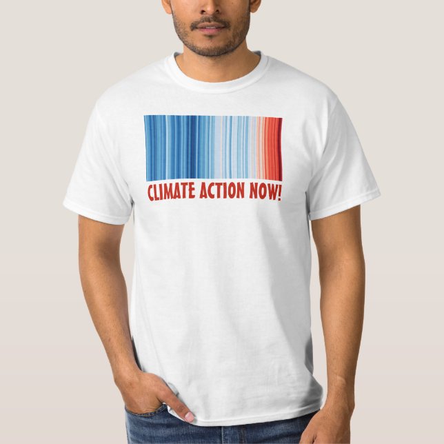 Camiseta Ação Climática AGORA! Combustível Fóssil para Reno (Frente)